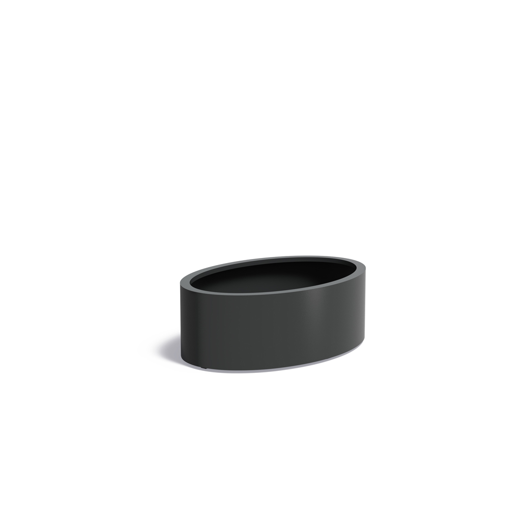 ELLIPSE mit Boden - Aluminium 